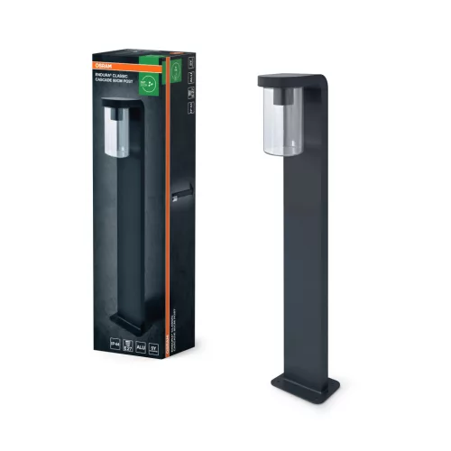 OSRAM ENDURA® Cascade kerti álló lámpa, kültéri, áttetsző, E27, alumínium, IP44, magasság: 800 mm ( 4099854461033 )