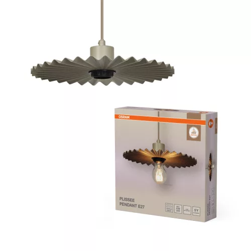 OSRAM Dekor réteges függő lámpa, beltéri, sárga, zöld, E27, acél, IP20, átmérő: 400 mm, hossz: 1360 mm ( 4099854460494 )
