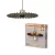 OSRAM Dekor réteges függő lámpa, beltéri, sárga, zöld, E27, acél, IP20, átmérő: 400 mm, hossz: 1360 mm ( 4099854460494 )