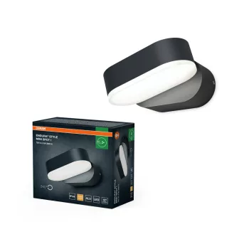   OSRAM ENDURA® mini LED spot lámpa, kültéri, sötétszürke, 320 lm, 7,5 W, 3000 K, alumínium, IP44, hossz: 100 mm ( 4099854461507 )