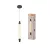 OSRAM Dekor Csavart LED függő lámpa 3000 K, beltéri, sötétszürke, 1800 lm, 18 W, 3000 K, PC, IP20, átmérő: 150 mm, hossz: 1120 mm, kattintásos dimmelhető ( 4099854461613 )