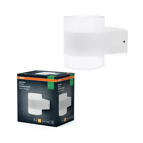 OSRAM ENDURA® fel-le világító LED oldalfali lámpa, kültéri, fehér, 980 lm, 12,5 W, 3000 K, alumínium, IP44, hossz: 131 mm ( 4099854462115 )