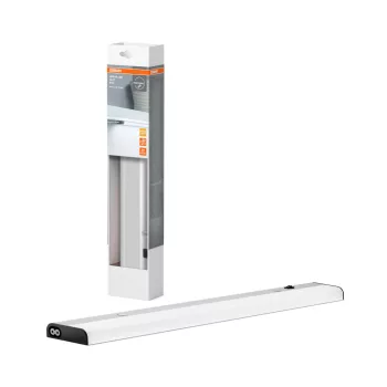   OSRAM Linear LED Flat Eco lapos sorolható bútor alatti pultmegvilágító, takarékos, beltéri, ezüst, 300 lm, 5 W, 3000 K, alumínium, IP20, hossz: 370 mm ( 4099854462474 )