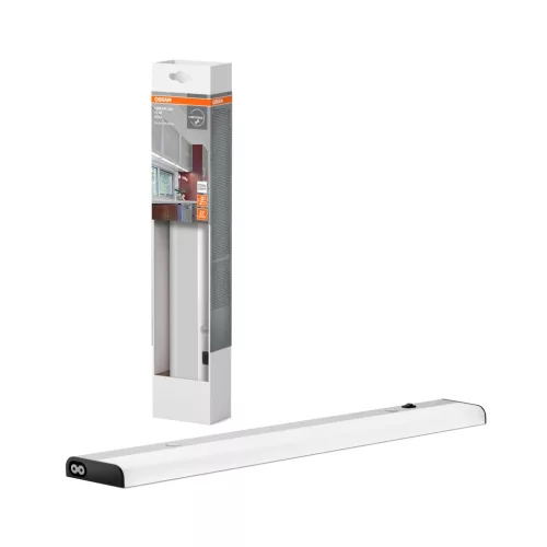 OSRAM Linear LED Flat Eco lapos sorolható bútor alatti pultmegvilágító, takarékos, beltéri, ezüst, 320 lm, 5 W, 4000 K, alumínium, IP20, hossz: 370 mm ( 4099854462511 )