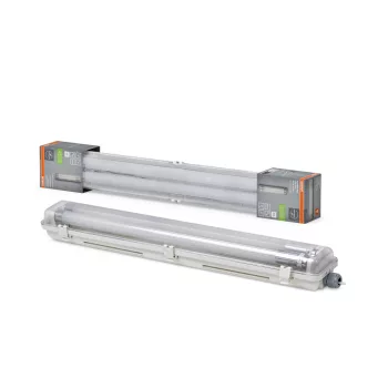   OSRAM Submarine PCR por- és páramentes mennyezeti / fali armatúra LED fénycsőhöz, T8 / G13 foglalattal, beltéri, fehér, 1600 lm, 14 W, 4000 K, 2 × G13, (PC), IP65, hossz: 675 mm ( 4099854462658 )