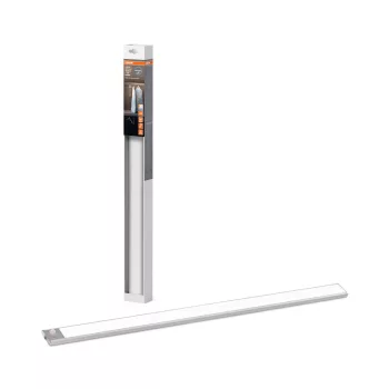   OSRAM Linear LED Flat Sensor USB lapos bútor alatti pultmegvilágító USB-tápos, mozgásérzékelővel, beltéri, szürke, 270 lm, 4 W, 3000–4000–6500 K, alumínium és műanyag, IP20, hossz: 600 mm ( 4099854462672 )