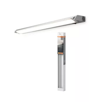   OSRAM Linear LED Turn billenthető sorolható bútor alatti pultmegvilágító, beltéri, ezüst, 620 lm, 10 W, 3000 K, alumínium, IP20, hossz: 557 mm ( 4099854462719 )