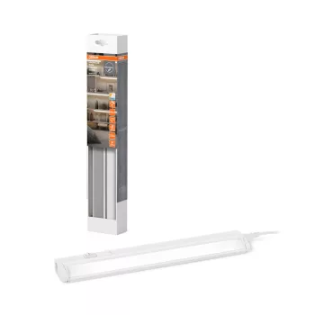   OSRAM Linear Turn Connect billenthető sorolható bútor alatti pultmegvilágító, beltéri, fehér, 380 lm, 6 W, 3000–4000–6500 K, alumínium, IP20, hossz: 357 mm, dimmelhető ( 4099854462757 )