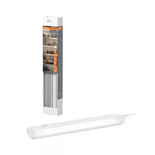 OSRAM Linear Turn Connect billenthető sorolható bútor alatti pultmegvilágító, beltéri, fehér, 380 lm, 6 W, 3000–4000–6500 K, alumínium, IP20, hossz: 357 mm, dimmelhető ( 4099854462757 )