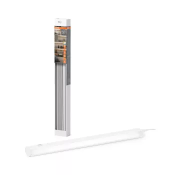   OSRAM Linear Turn Connect billenthető sorolható bútor alatti pultmegvilágító, beltéri, fehér, 620 lm, 10 W, 3000–4000–6500 K, alumínium, IP20, hossz: 557 mm, dimmelhető ( 4099854462795 )