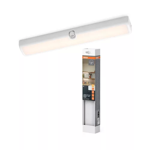 OSRAM Linear LED Flip Sensor billenthető bútor alatti pultmegvilágító USB-tápos, mozgásérzékelővel, beltéri, fehér, 250 lm, 3,8 W, 3000 K, (PC), IP20, hossz: 305 mm, dimmelhető ( 4099854462832 )