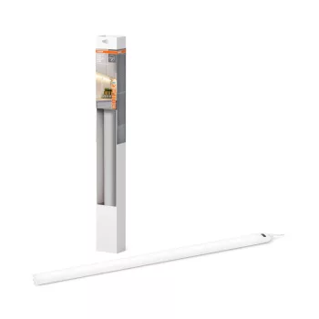   OSRAM Linear keret nélküli LED bútor alatti pultmegvilágító sarokba szerelhető, mozgásérzékelővel, beltéri, fehér, 480 lm, 7,5 W, 3000–4000–6500 K, alumínium, IP20, hossz: 550 mm, dimmelhető ( 4099854462917 )