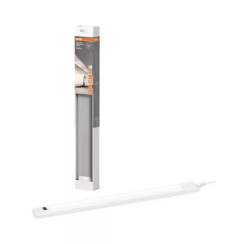   OSRAM Linear LED bútor alatti pultmegvilágító mozgásérzékelővel, beltéri, fehér, 640 lm, 8 W, 3000–4000–6500 K, alumínium, IP20, hossz: 500 mm, dimmelhető ( 4099854462993 )