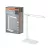 OSRAM Office Line LED asztali lámpa indukciós töltővel, banker stílus, beltéri, fehér, 651 lm, 17 W, 3000–6500 K, alumínium és ABS, IP20, magasság: 374 mm, dimmelhető ( 4099854464232 )