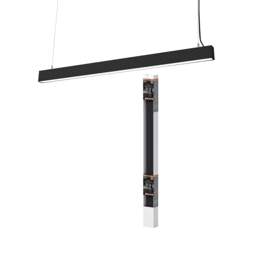 OSRAM Office Line téglatest LED függő lámpa, beltéri, fekete, 4400 lm, 42 W, 4000 K, alumínium, IP20, hossz: 1126 mm, dimmelhető ( 4099854464812 )