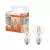 OSRAM Star LED izzó, classic forma, üveg búra, E27 foglalat, 3,4W, 470lm, 2700K meleg fehér 2db