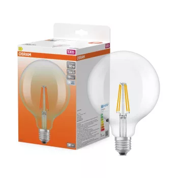 OSRAM Star LED Globe izzó, gömb átlátszó üveg búra, E27 foglalat, 5,9W, 806lm, 4000K semleges