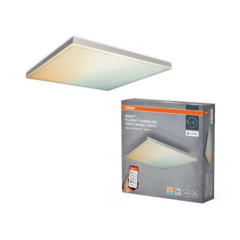 OSRAM SMART+ MATTER beltéri LED panel, 20W, 3000–6500K állítható, 1600lm, IP20, fehér