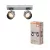 OSRAM Jupiter mennyezeti / fali állítható LED spot lámpa 2 fejes, beltéri, ezüst, 410 lm, 11,5 W, 3000 K, acél, IP20, hossz: 300 mm ( 4099854471452 )