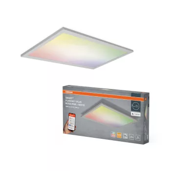 OSRAM SMART+ MATTER beltéri LED panel, 28W, 3000K meleg fehér, 2000lm, IP20, fehér