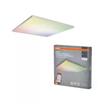 OSRAM SMART+ MATTER beltéri LED panel, 40W, 3000–6500K állítható, 3400lm, IP20, fehér