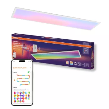 OSRAM SMART+ WIFI beltéri LED panel, 36W, 2700–6500K állítható, 3000lm, IP20, fehér