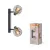 OSRAM Firefly mennyezeti spot lámpa, arany méhsejt rács füstüveggel 2 fejes, beltéri, fekete, E14, acél és üveg, IP20, hossz: 385 mm ( 4099854472091 )