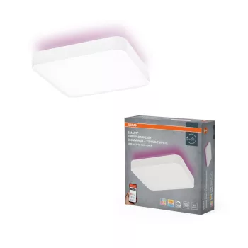   OSRAM Smart+ Orbis kerek LED oldalfali lámpa, beltéri, fehér, 1700 lm, 28 W, 3000–6500 K, acél, IP20, magasság: 350 mm, dimmelhető ( 4099854473180 )