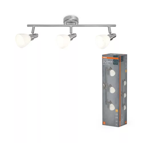 OSRAM mennyezeti / fali állítható spot lámpa 3 fejes, beltéri, ezüst, G9, alumínium, IP20, hossz: 486 mm ( 4099854473326 )