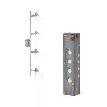   OSRAM mennyezeti / fali állítható spot lámpa 4 fejes, beltéri, ezüst, G9, alumínium, IP20, hossz: 646 mm ( 4099854473340 )