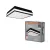 OSRAM SMART+ MATTER mágneses LED mennyezeti lámpa, beltéri, fekete, 1400 lm, 24 W, 3000–6500 K, acél, IP20, magasság: 300 mm, dimmelhető ( 4099854473388 )