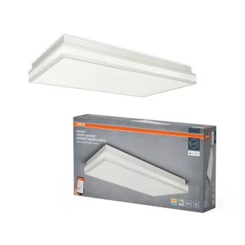   OSRAM SMART+ MATTER mágneses LED mennyezeti lámpa, beltéri, fehér, 3200 lm, 42 W, 3000–6500 K, acél, IP20, magasság: 600 mm, dimmelhető ( 4099854473463 )
