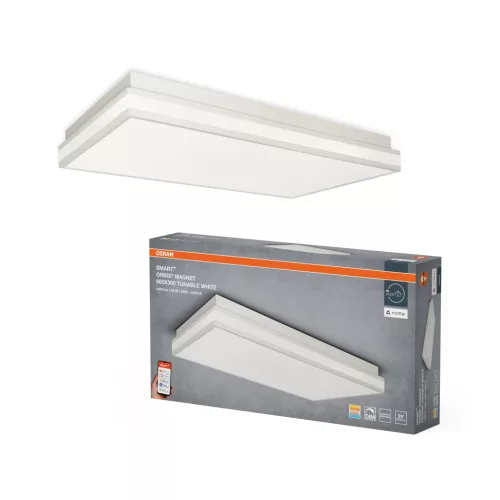 OSRAM SMART+ MATTER mágneses LED mennyezeti lámpa, beltéri, fehér, 3200 lm, 42 W, 3000–6500 K, acél, IP20, magasság: 600 mm, dimmelhető ( 4099854473463 )