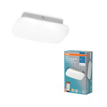   OSRAM SMART+ MATTER Orbis Wall Aqua csepp fürdőszobai LED oldalfali lámpa, beltéri / fedett kültéri, fehér, 1000 lm, 12 W, 3000–6500 K, acél, IP44, hossz: 280 mm, dimmelhető ( 4099854473524 )