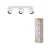 OSRAM Venus mennyezeti / fali állítható LED spot lámpa 3 fejes, beltéri, fehér, 650 lm, 16 W, 3000 K, acél, IP20, hossz: 500 mm ( 4099854474279 )