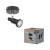 OSRAM mennyezeti / fali állítható dimmelhető LED spot lámpa 1 fejes, beltéri, fekete, 230 lm, 3,4 W, 2700 K, acél, IP20, hossz: 130 mm, dimmelhető ( 4099854474354 )