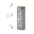 OSRAM mennyezeti / fali állítható dimmelhető LED spot lámpa 3 fejes, beltéri, fehér, 690 lm, 10,2 W, 2700 K, acél, IP20, hossz: 486 mm, dimmelhető ( 4099854474576 )