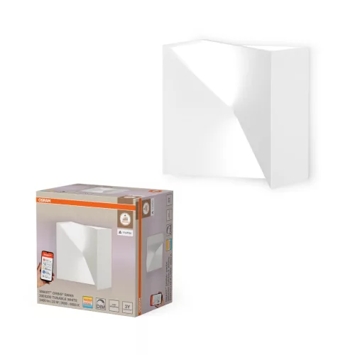OSRAM SMART+ MATTER hattyú LED oldalfali lámpa, beltéri, fehér, 1300 lm, 23 W, 3000–6500 K, gipsz, IP20, hossz: 200 mm, dimmelhető ( 4099854475016 )