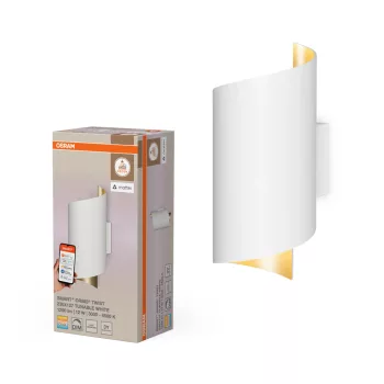   OSRAM SMART+ MATTER csavart LED oldalfali lámpa, beltéri, fehér, 900 lm, 12 W, 3000–6500 K, alumínium, IP20, hossz: 230 mm, dimmelhető ( 4099854475078 )
