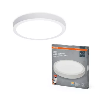   OSRAM SMART+ MATTER kerek LED mennyezeti downlight, beltéri, fehér, 1800 lm, 22 W, 3000–6500 K, alumínium, IP20, átmérő: 400 mm, dimmelhető ( 4099854475634 )