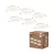 OSRAM Essentials beépíthető LED downlight, beltéri, fehér, 1650 lm, 18 W, 4000 K, PP, IP20, vastagság: 31 mm, átmérő: 220 mm, 6 db-os szett ( 4099854478659 )