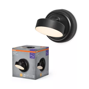   OSRAM NIGHTLUX® Round kerek LED éjszakai hangulatlámpa, USB tölthető, beltéri, fekete, 100 lm, 1,8 W, 3000 K, ABS, IP20, hossz: 100 mm, dimmelhető ( 4099854478826 )