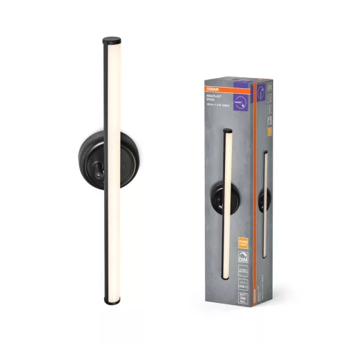 OSRAM NIGHTLUX® Stick LED éjszakai hangulatlámpa, USB tölthető, beltéri, fekete, 100 lm, 1,8 W, 3000 K, ABS, IP20, hossz: 448 mm, dimmelhető ( 4099854478888 )