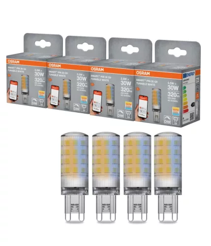 OSRAM SMART+ LED izzó, kapszula forma, üveg búra, G9 foglalat, 3,5W, 320lm, 2700K meleg fehér