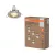 OSRAM beépíthető GU10 LED spot lámpa, beltéri / fedett kültéri, csiszolt nikkel, 230 lm, 2,6 W, 2700 K, acél, IP44, hossz: 95 mm, magasság: 80 mm, 5 db-os szett ( 4099854482892 )