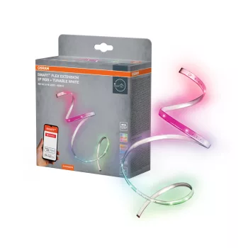   OSRAM SMART+ Zigbee LED szalag bővítő, RGBW, beltéri, fehér, 500 lm, 6 W, 2000–6500 K, műanyag, IP20, hossz: 1200 mm, dimmelhető ( 4099854483073 )