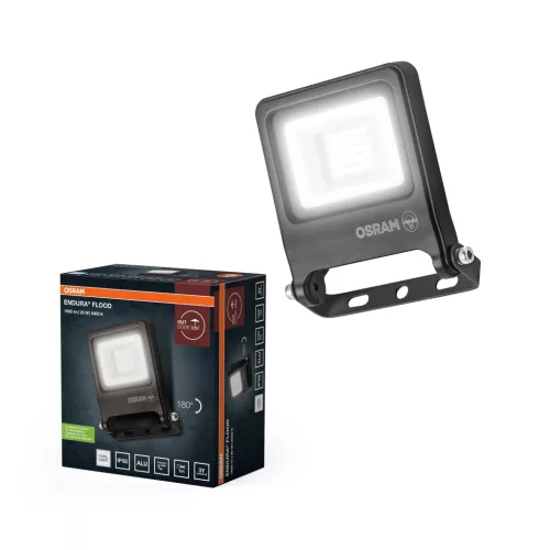 OSRAM ENDURA® LED reflektor, kültéri, sötétszürke, 1800 lm, 20 W, 4000 K, alumínium, IP65, hossz: 122 mm ( 4099854486067 )