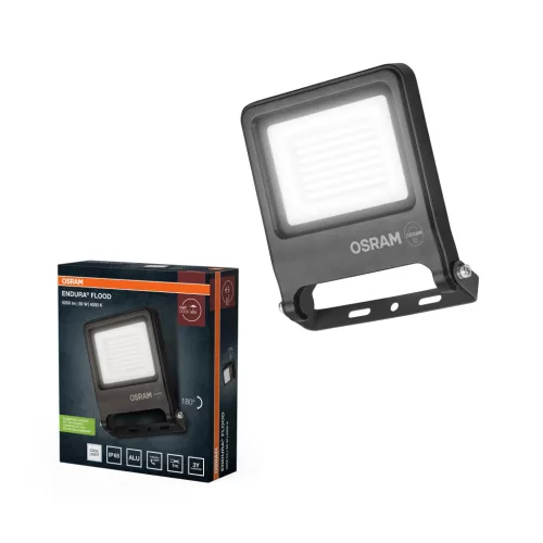 OSRAM ENDURA® LED reflektor, kültéri, sötétszürke, 5000 lm, 50 W, 4000 K, alumínium, IP65, hossz: 193 mm ( 4099854486104 )
