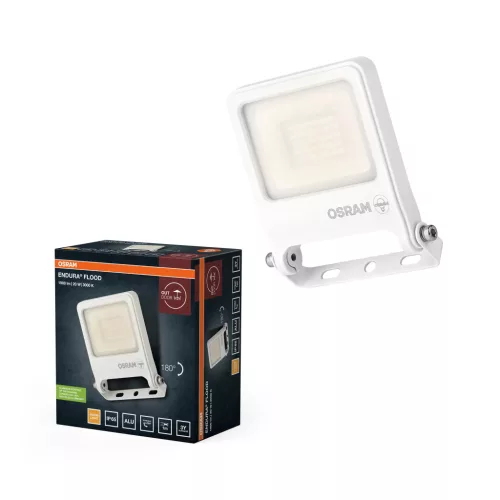 OSRAM ENDURA® LED reflektor, kültéri, fehér, 1800 lm, 20 W, 3000 K, alumínium, IP65, hossz: 122 mm ( 4099854486425 )