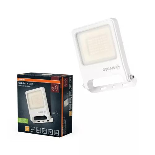 OSRAM ENDURA® LED reflektor, kültéri, fehér, 3000 lm, 30 W, 3000 K, alumínium, IP65, hossz: 153 mm ( 4099854486500 )